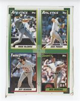 Mark McGwire, Dave Parker, Jeff Reardon, Rick Reuschel [Poor to Fair]