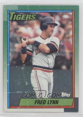 1990 Topps - Wax Box Bottom #H - Fred Lynn [Poor to Fair]