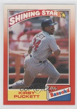 1990 Topps Bazooka Shining Stars - [Base] #7 - Kirby Puckett