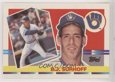 1990 Topps Big - [Base] #198 - B.J. Surhoff