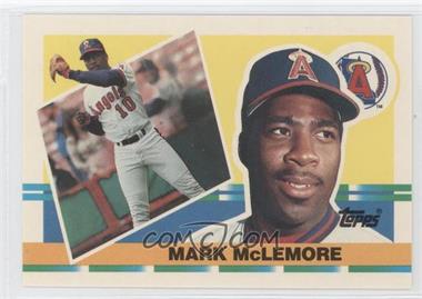 1990 Topps Big - [Base] #310 - Mark McLemore