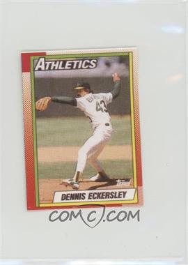 1990 Topps Double Headers - [Base] #_DEEC - Dennis Eckersley