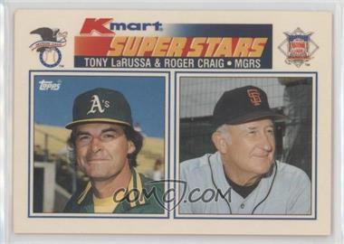 1990 Topps Kmart Superstars - Box Set [Base] #33 - Roger Craig, Tony LaRussa