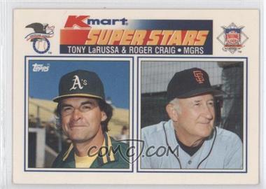 1990 Topps Kmart Superstars - Box Set [Base] #33 - Roger Craig, Tony LaRussa