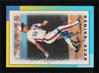 1990 Topps League Leaders Minis - [Base] #63 - Tim Raines [JSA Certified COA Sticker]