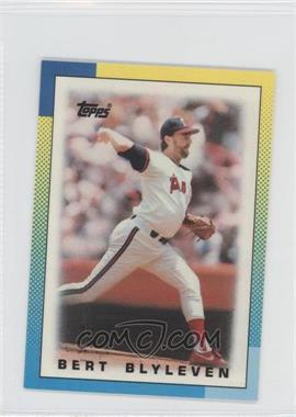 1990 Topps League Leaders Minis - [Base] #7 - Bert Blyleven