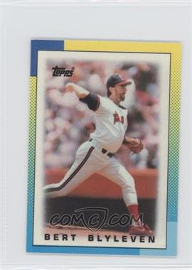 1990 Topps League Leaders Minis - [Base] #7 - Bert Blyleven