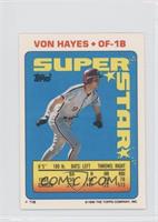 Von Hayes (Tom Glavine 26)