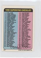Checklist - Cards 1-67 (Andre Dawson 47; Tom Gordon 268)