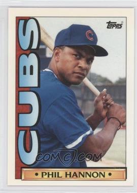 1990 Topps TV Team Sets - Chicago Cubs #47 - Phil Hannon