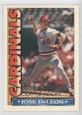 1990 Topps TV Team Sets - St. Louis Cardinals #11 - Jose DeLeon