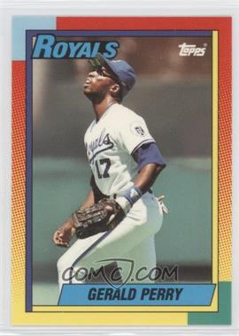 1990 Topps Traded - [Base] - Box Set Collector's Edition (Tiffany) #92T - Gerald Perry