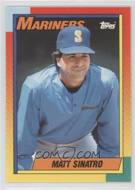 1990 Topps Traded - [Base] - Factory Set White Back #115T - Matt Sinatro