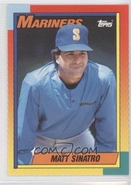 1990 Topps Traded - [Base] - Factory Set White Back #115T - Matt Sinatro