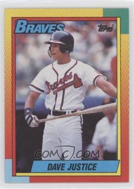 1990 Topps Traded - [Base] - Wax Pack Grey Back #48T - David Justice