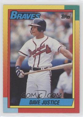 1990 Topps Traded - [Base] - Wax Pack Grey Back #48T - David Justice