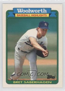 1990 Topps Woolworth Baseball Highlights - Woolworth (Box Set) [Base] #3 - Bret Saberhagen