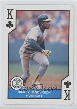 1990 U.S. Playing Cards Major League All-Stars - [Base] #KC - Rickey Henderson