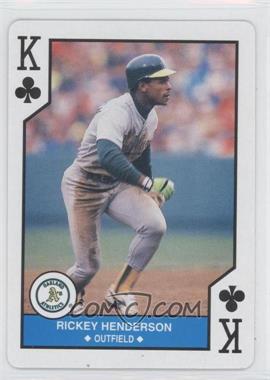 1990 U.S. Playing Cards Major League All-Stars - [Base] #KC - Rickey Henderson