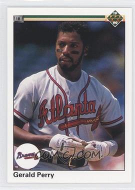 1990 Upper Deck - [Base] #101.1 - Gerald Perry