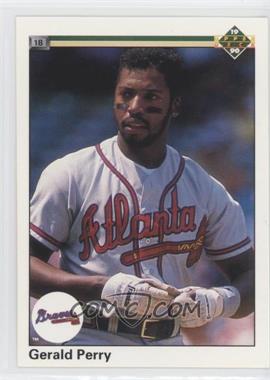 1990 Upper Deck - [Base] #101.1 - Gerald Perry