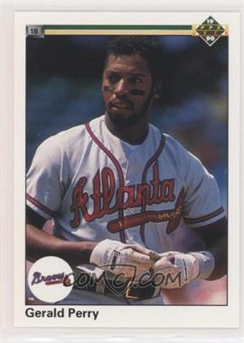 1990 Upper Deck - [Base] #101.1 - Gerald Perry