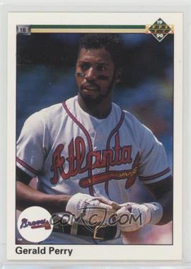 1990 Upper Deck - [Base] #101.1 - Gerald Perry