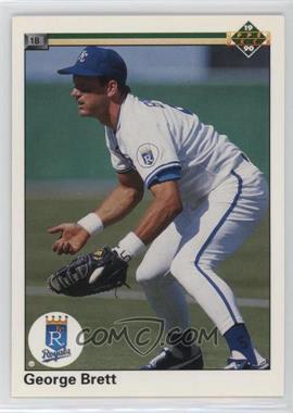 1990 Upper Deck - [Base] #124.2 - George Brett (No Copyright Line)