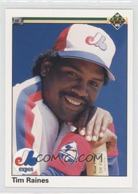 1990 Upper Deck - [Base] #177.1 - Tim Raines