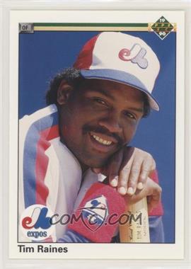 1990 Upper Deck - [Base] #177.1 - Tim Raines