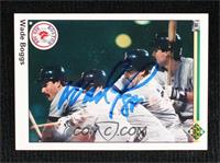 Wade Boggs (Back Pictures him with Bo Jackson) [JSA Certified COA&nbs…