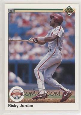 1990 Upper Deck - [Base] #576.1 - Ricky Jordan (Corrected: Full Position on Front)