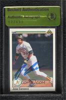 Jose Canseco [BAS Beckett Auth Sticker]