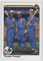 Delino DeShields, Marquis Grissom, Larry Walker [TRISTAR Authentic CO…