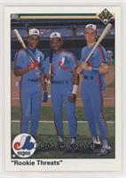 Delino DeShields, Marquis Grissom, Larry Walker