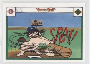 1990 Upper Deck Comic Ball - [Base] #579 - Checklist - "Curve Ball", Series One Story Checklist