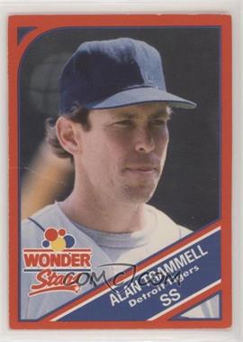 1990 Wonder Bread Stars - Food Issue [Base] #13 - Alan Trammell [Poor to Fair]