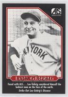 Lou Gehrig Black Border