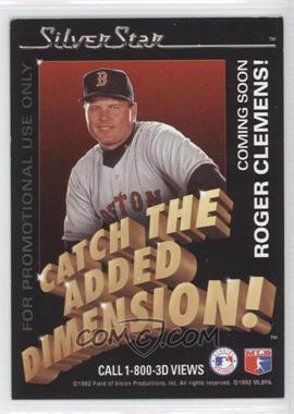 1991-92 Silver Star Holograms - Promos #_ROCL - Roger Clemens