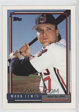 1991-92 Topps Major League Debut 1991 - Box Set [Base] #109 - Mark Lewis