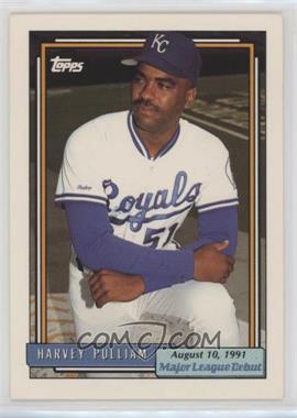 1991-92 Topps Major League Debut 1991 - Box Set [Base] #141 - Harvey Pulliam