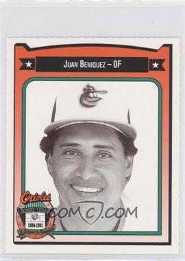 1991 All-Time Baltimore Orioles Team Issue - [Base] #30 - Juan Beniquez