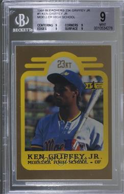 1991 Bleachers Ken Griffey Jr. - [Base] #1 - Ken Griffey Jr. /10000 [BGS 9 MINT]