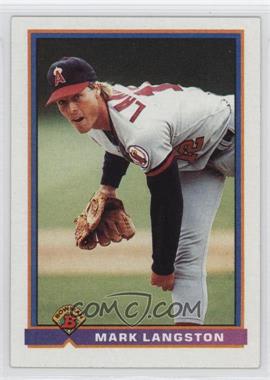 1991 Bowman - [Base] #202 - Mark Langston