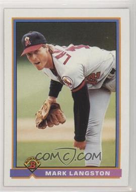 1991 Bowman - [Base] #202 - Mark Langston