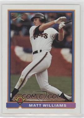 1991 Bowman - [Base] #378 - Matt Williams