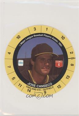 1991 Cadaco Game Discs - [Base] #_JOCA - Jose Canseco