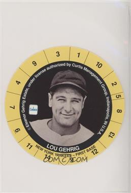 1991 Cadaco Game Discs - [Base] #_LOGE - Lou Gehrig
