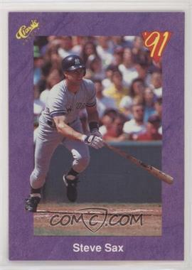 1991 Classic - [Base] #106 - Steve Sax