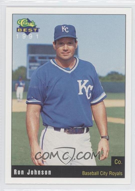 1991 Classic Best Baseball City Royals - [Base] #29 - Ron Johnson